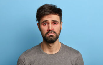 When should you worry about blood on the eye? Is it possible to remove it at home?